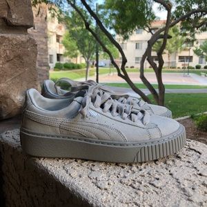 Puma Basket Reset Platform Sneakers